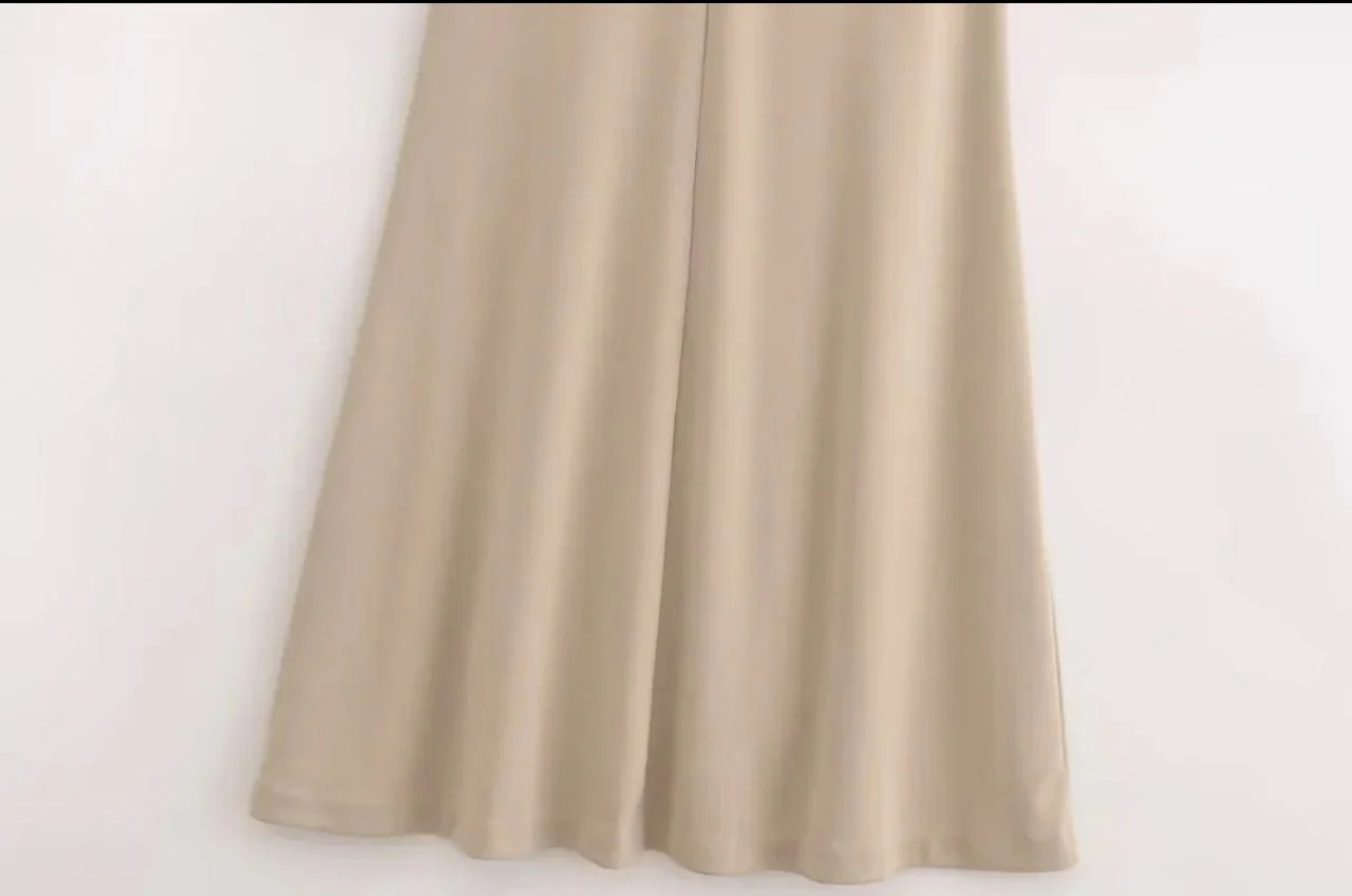 Kia Halterneck Maxi Dress In Beige - Image 9