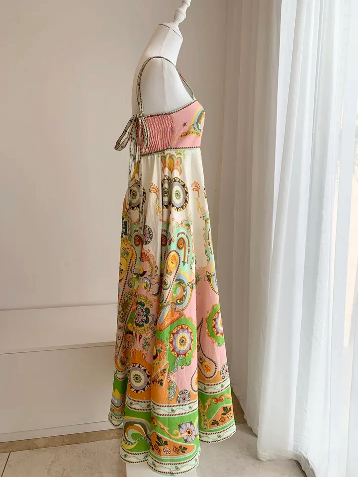 Kiala Printed Luxe Holiday Dress - Image 3