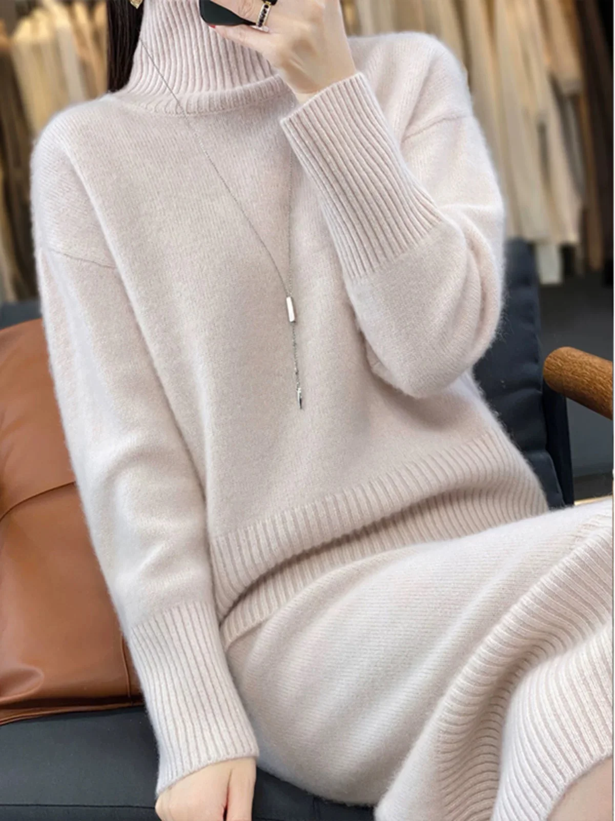 Kiley Winter Coord Set - Set of Sweater and Skirt - Image 2