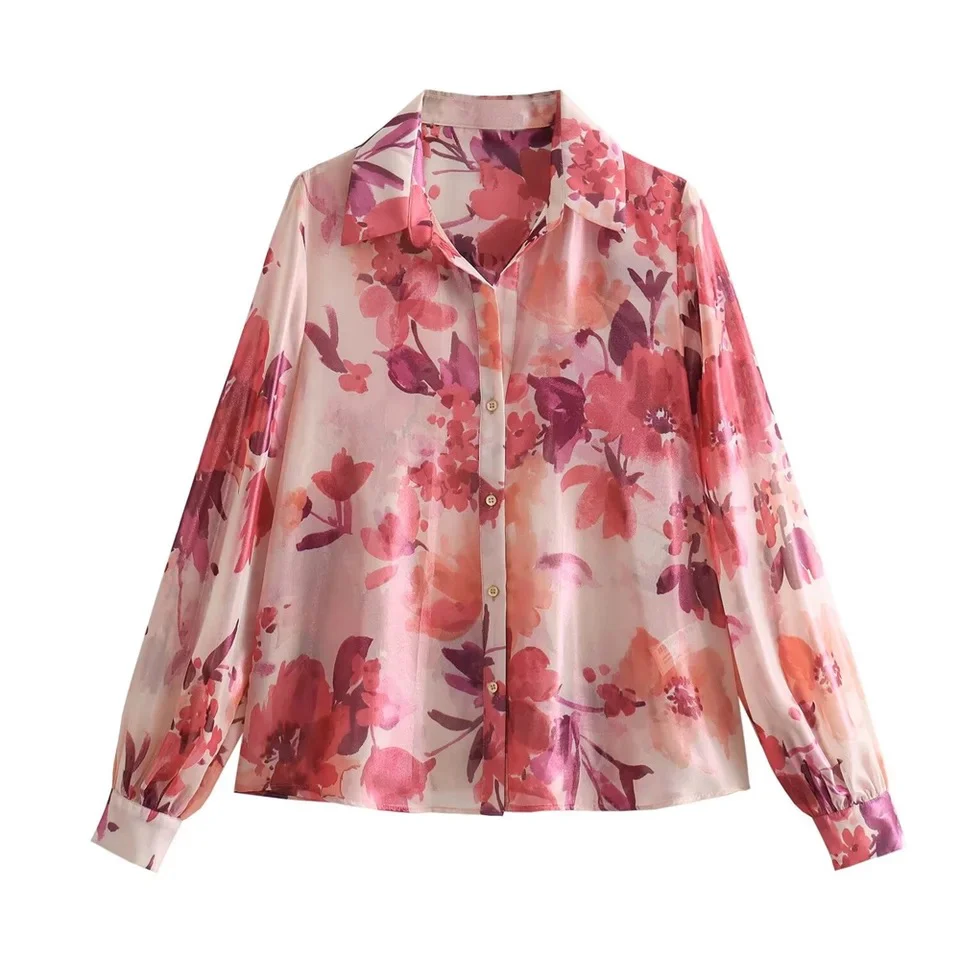 Kipsy Summer Floral Pleated Coord - Image 2