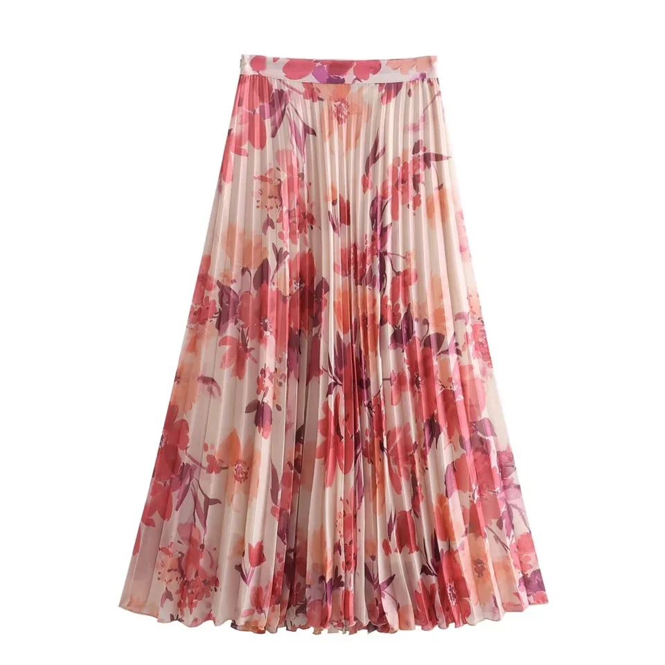Kipsy Summer Floral Pleated Coord - Image 5