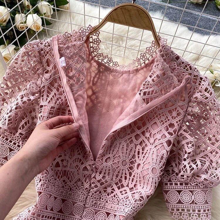 Latea Crochet Dress - Image 3