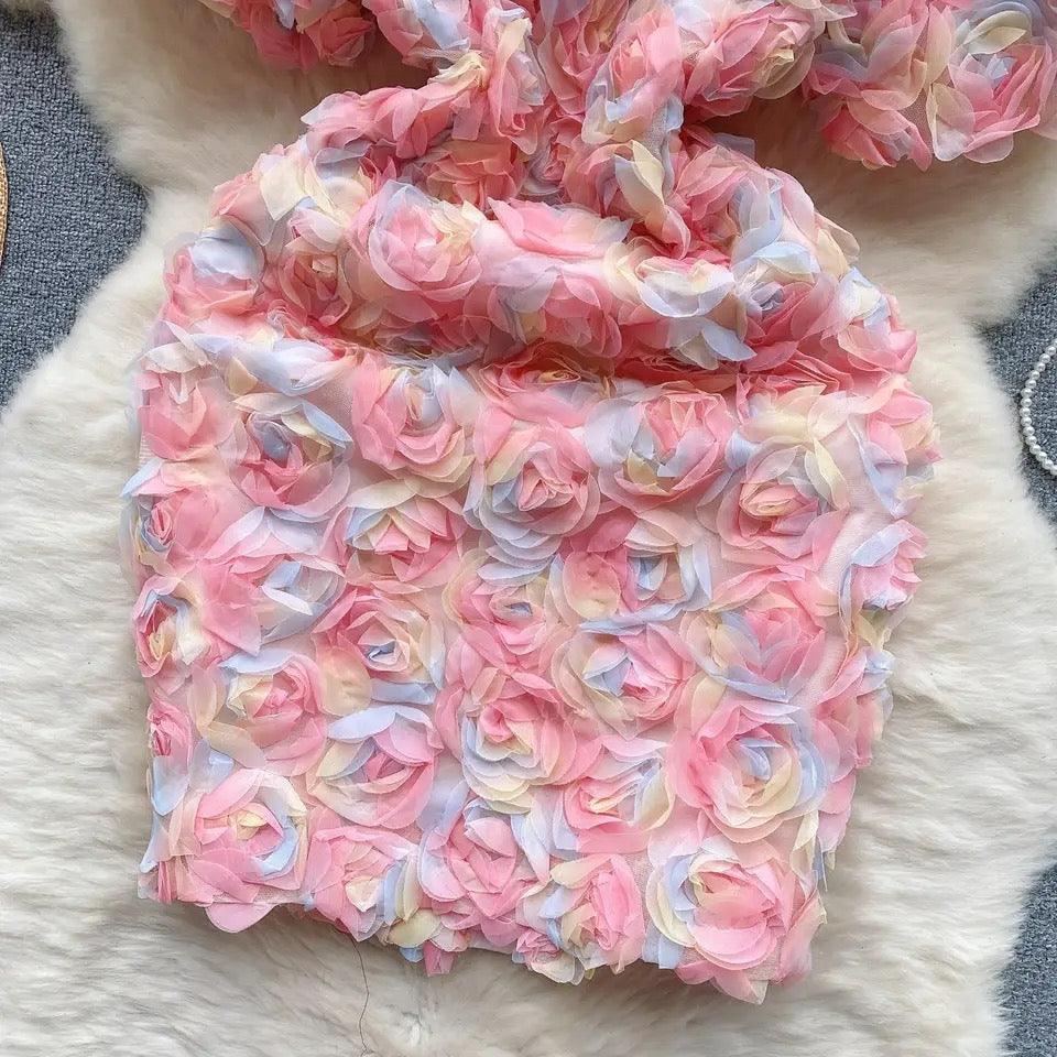 Laurel 3D Floral Dress - Image 6