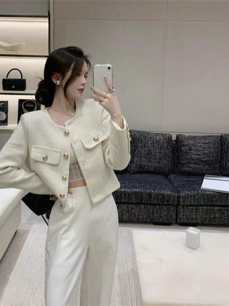 Lave Tweed Premium Jacket In Off-White - Image 2