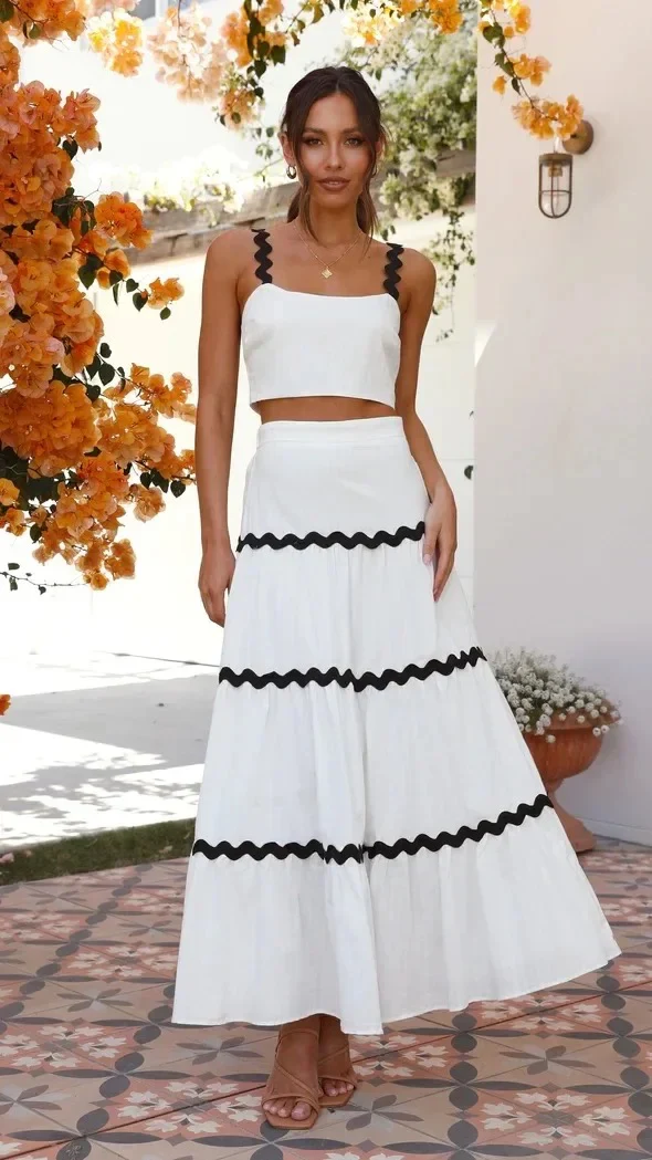 Leh Summer Set of Top with Skirt - Image 12