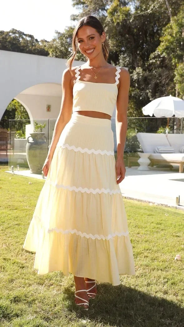 Leh Summer Set of Top with Skirt - Image 7