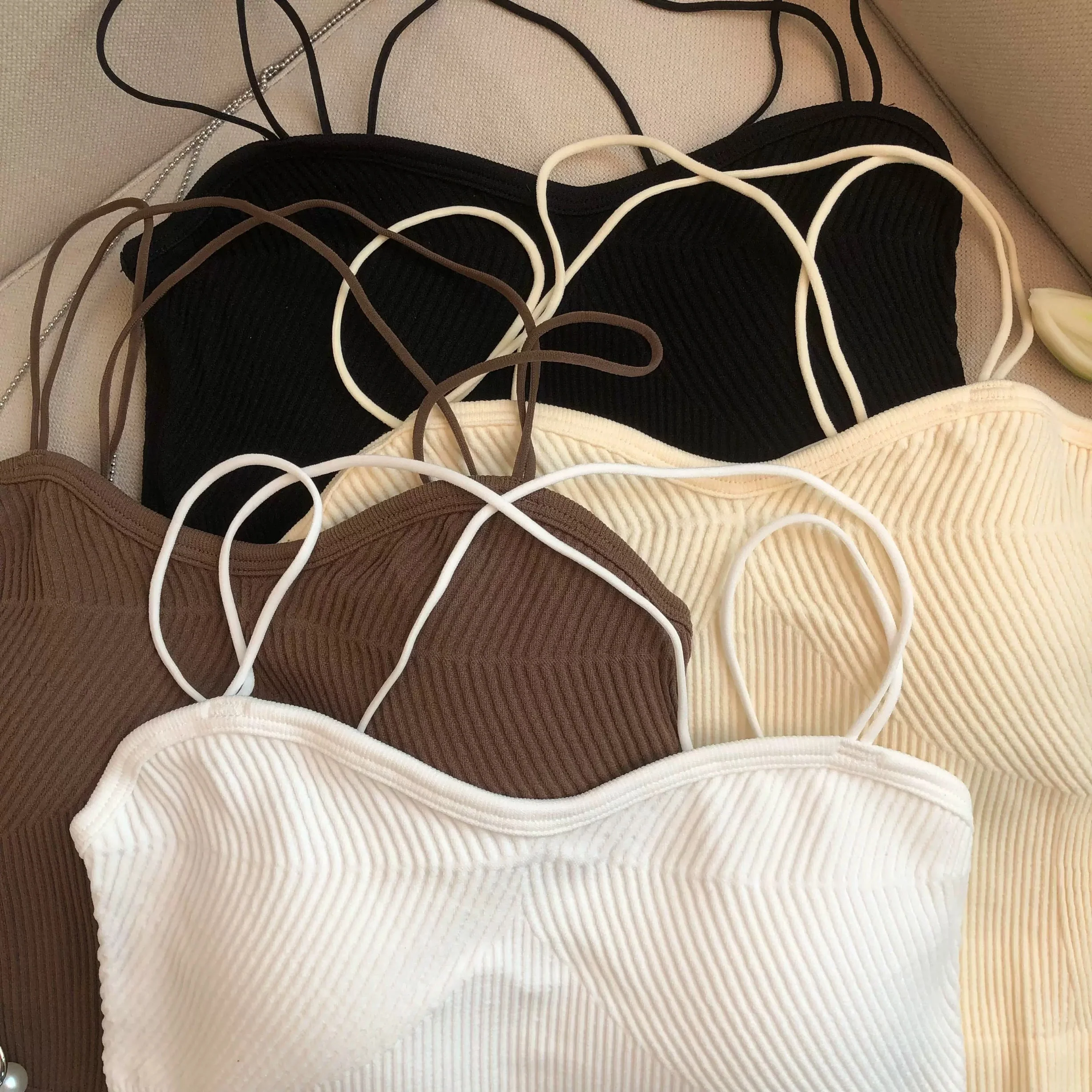 Leddo Tank Tops with Inbuilt Bra - Image 4