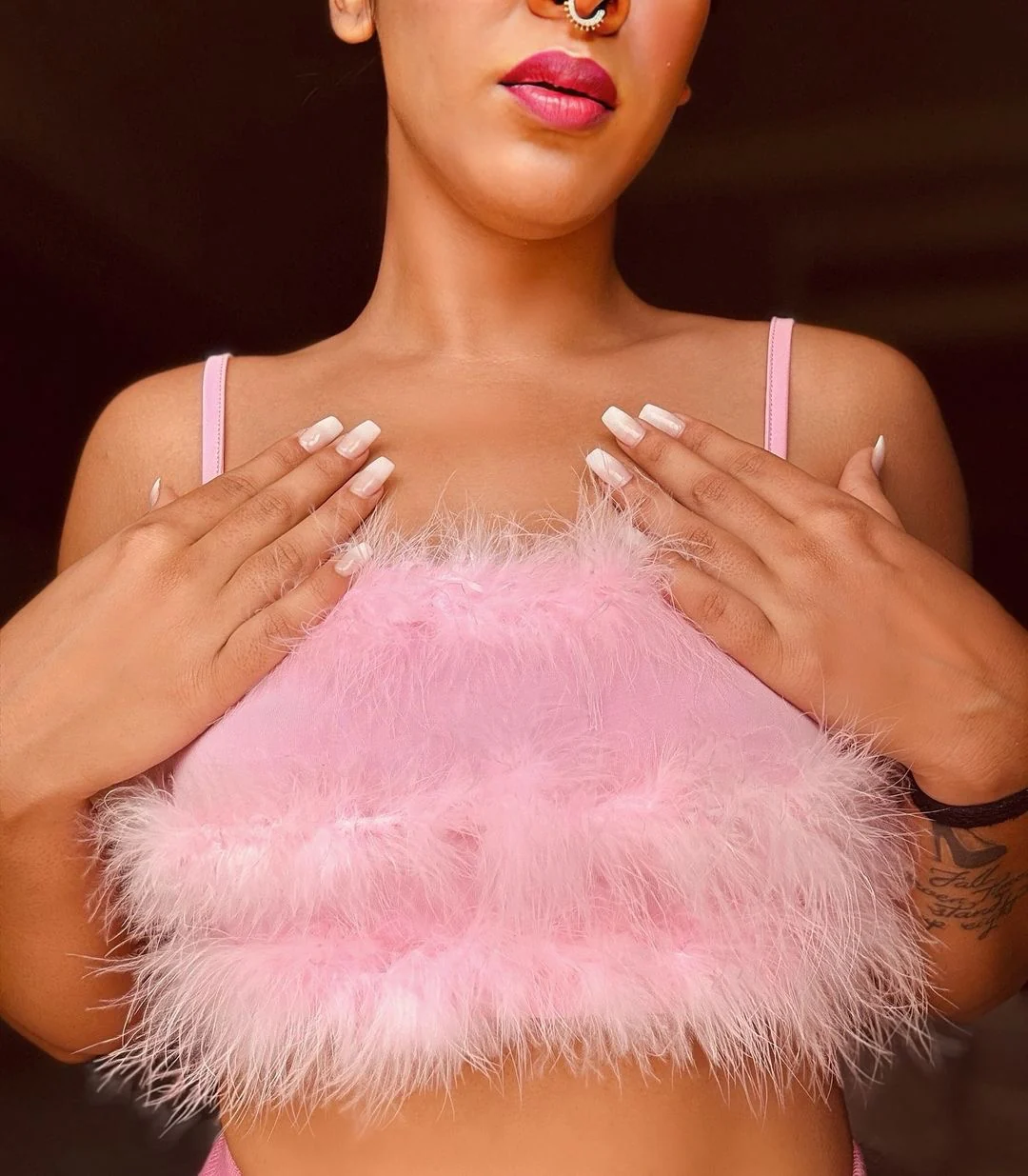 Leena Statement Coord Set In Pink - Image 9