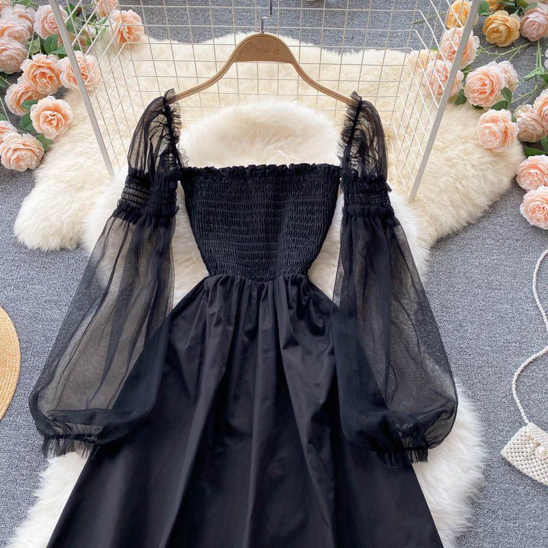 Lena Mesh Sleeve Dress - Image 7