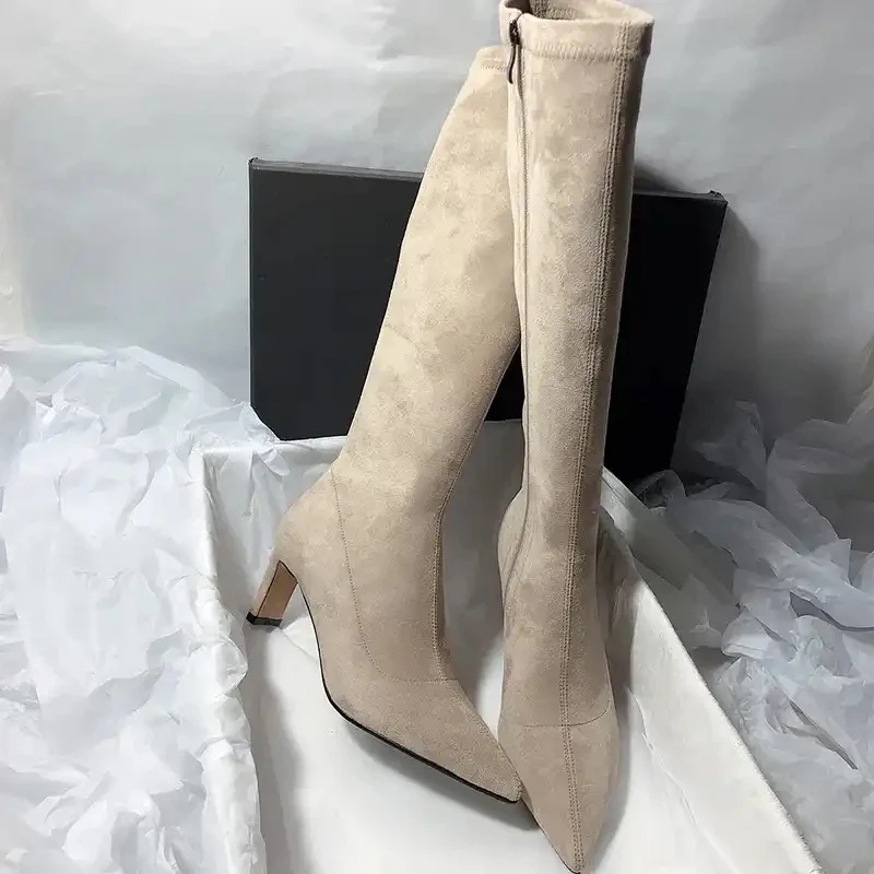 Leona Over Knee Premium Suede Boots - Image 2