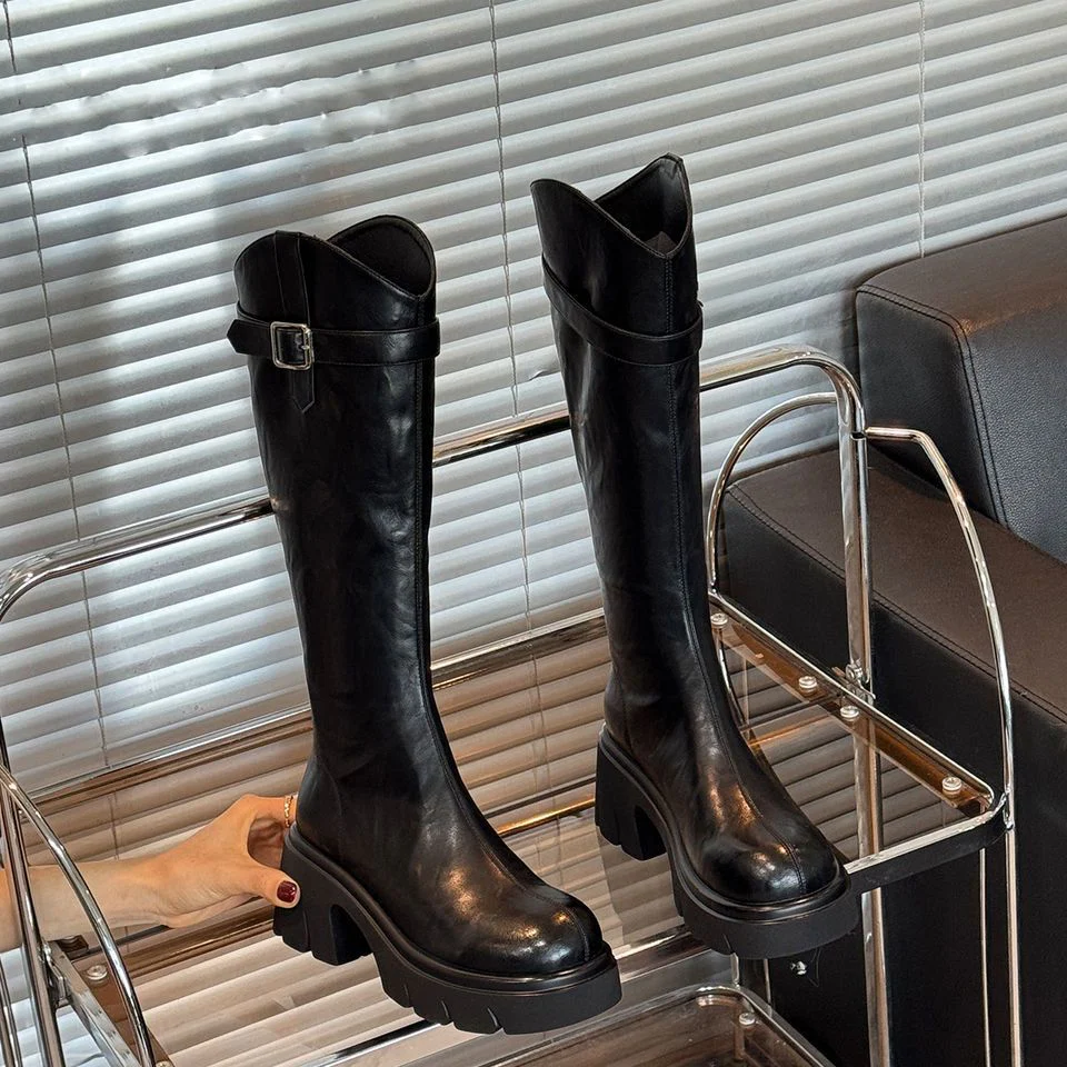 Leora High Block Boots - Image 3