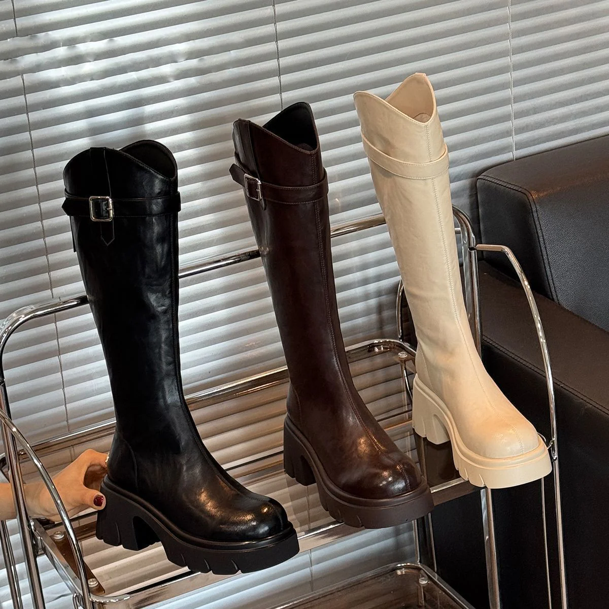 Leora High Block Boots - Image 4