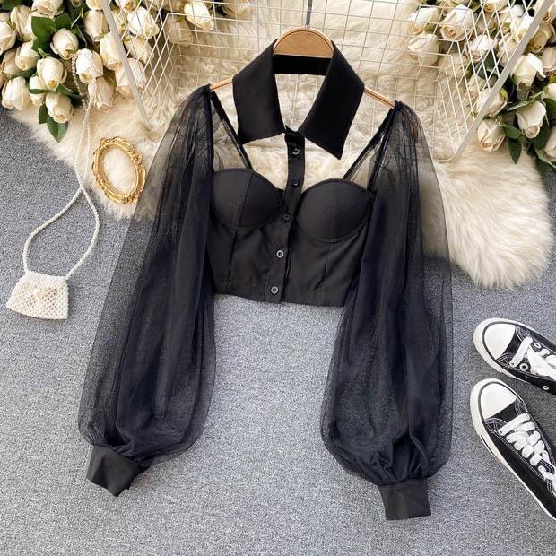 Liabella Puffed Sleeve Blouse - Image 8