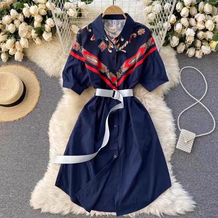 Libya Luxury Scarf Dress - Image 2