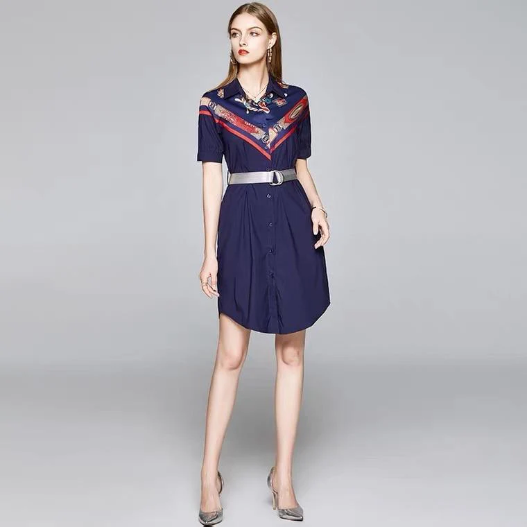 Libya Luxury Scarf Dress - Image 6