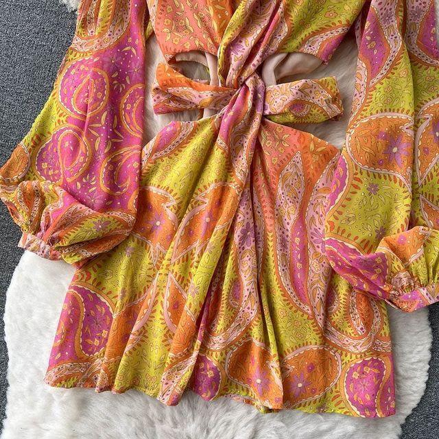 Lilliana Summer Dress In Multicolor - Image 3