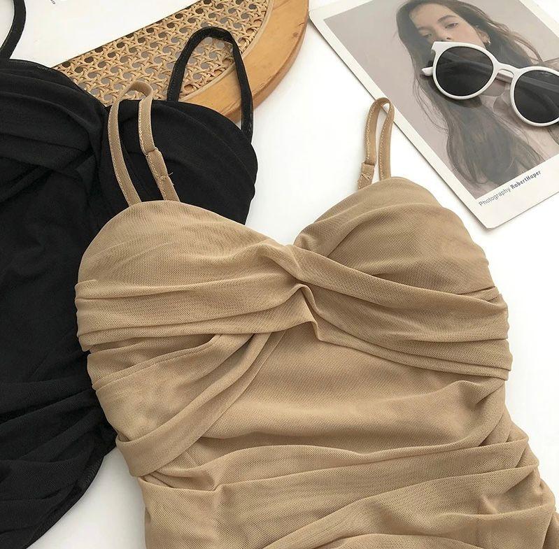 Limba Ruched Mini Bodycon Mesh Dress - Image 7