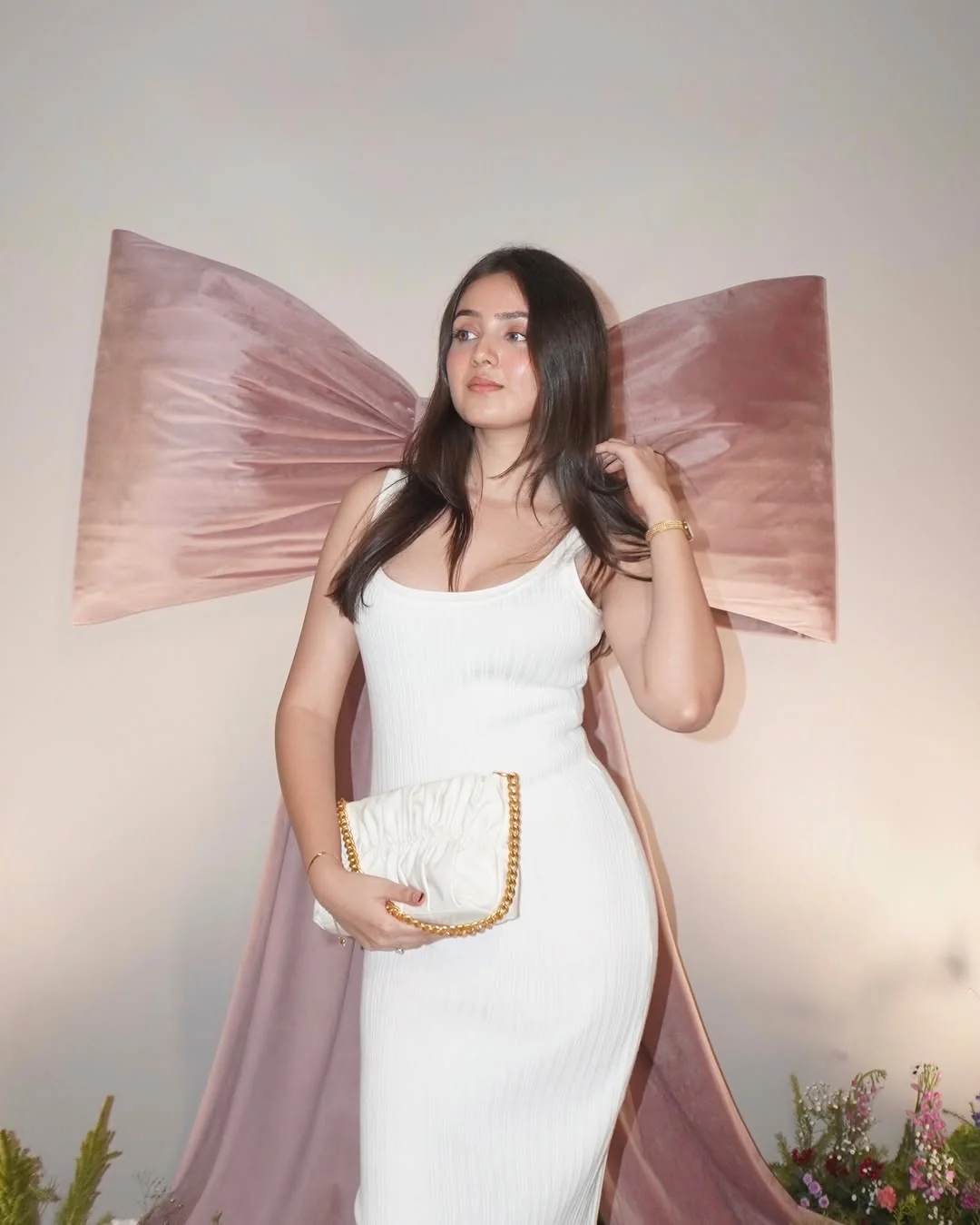 Logos Luxe Knit Bodycon Dress - Image 4