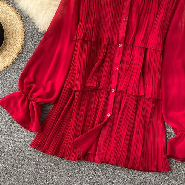 Loila Pleated Blouse - Image 2