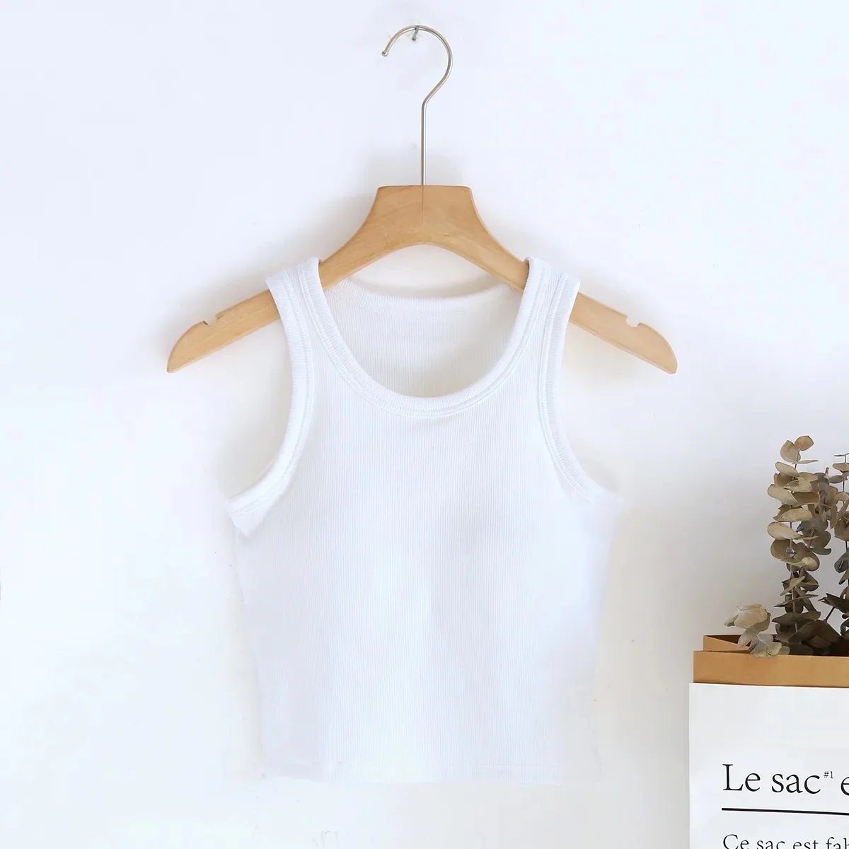 Luked Tank Tops with Inbuilt Bra - Image 8