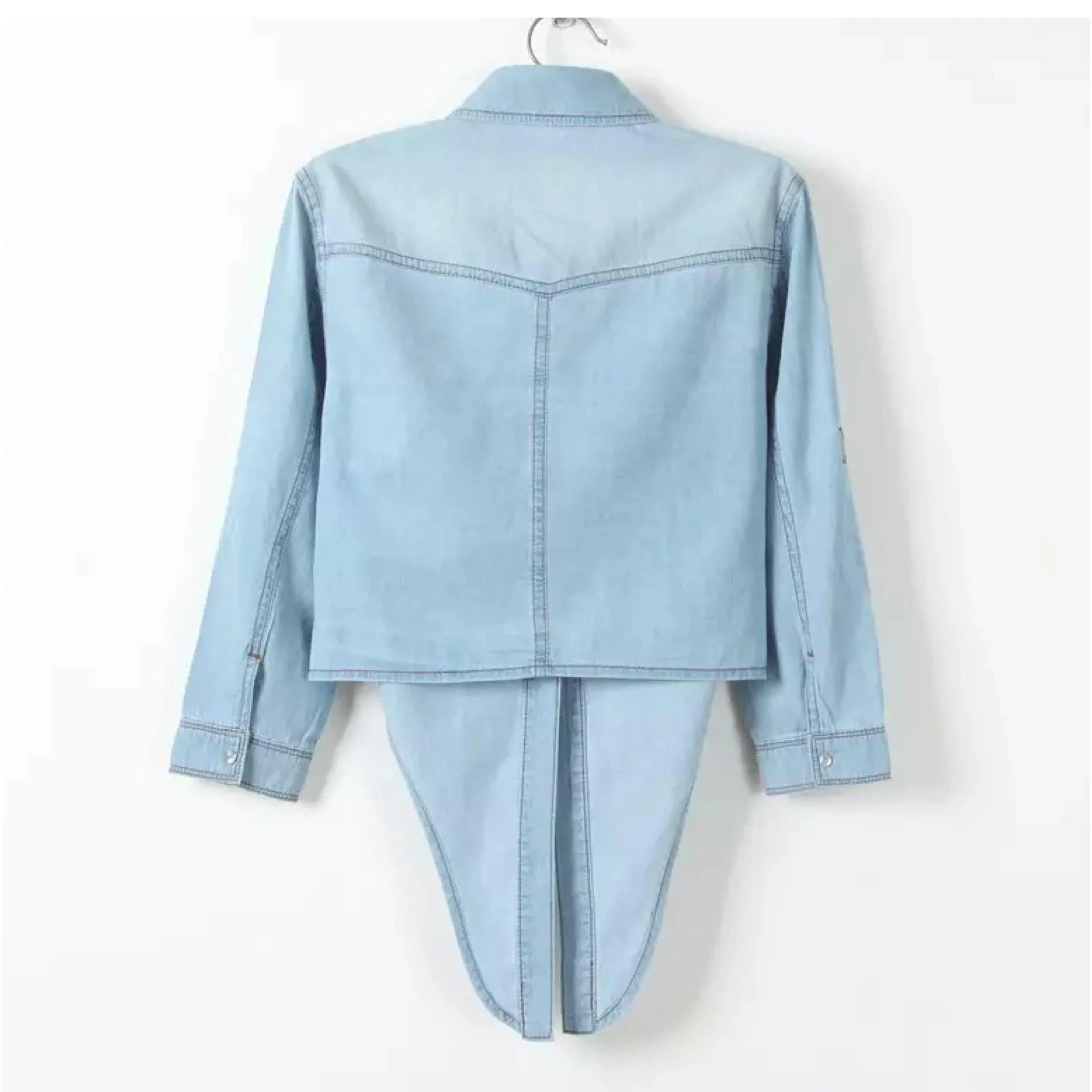 Luxury Denim Crops - Image 5