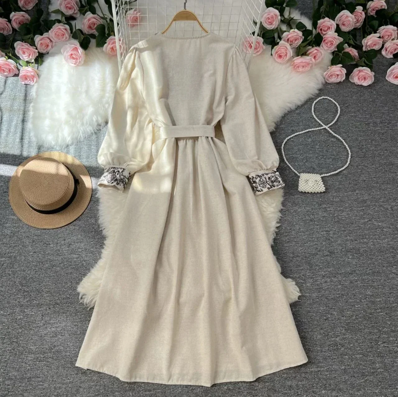 Lyra Statement Belted Dress - Image 2