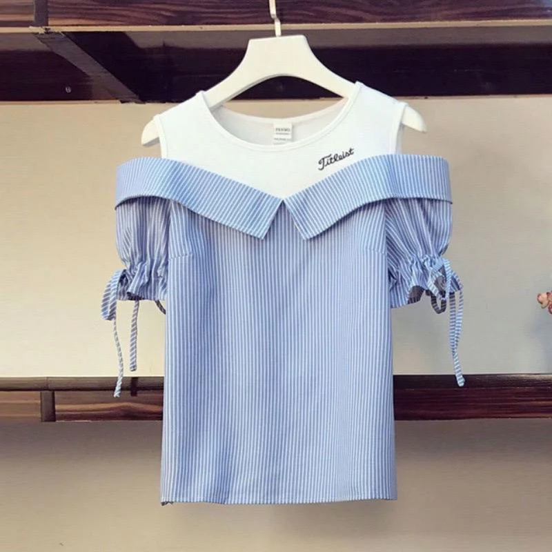 Macey Summer Two Piece Set In Blue - Image 3