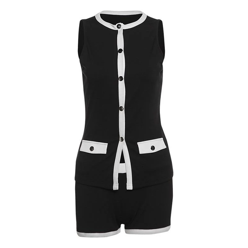 Madley Soft Knit Coord Set In Black - Image 6