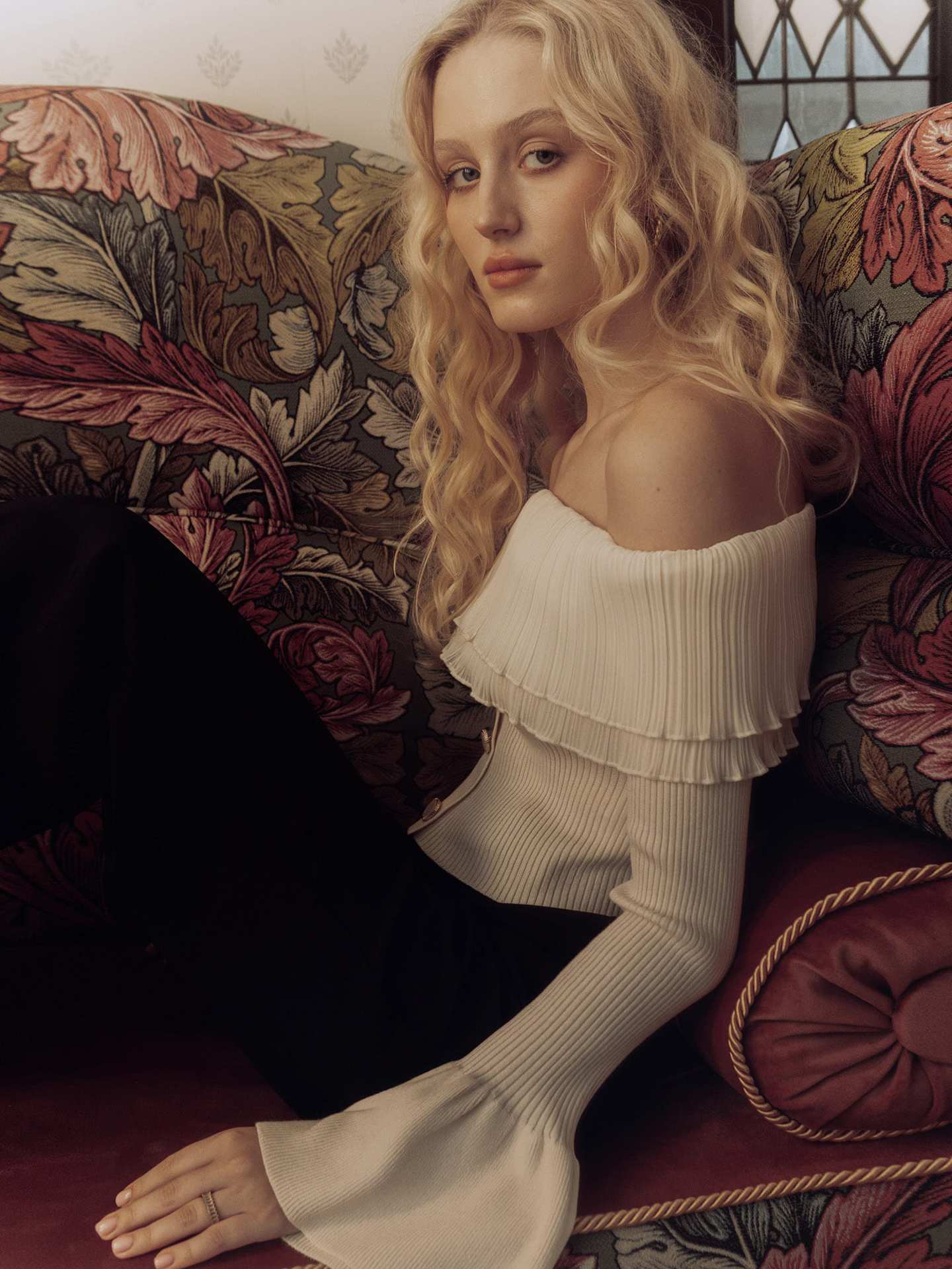 Maelie Off Shoulder Knit Top - Image 7
