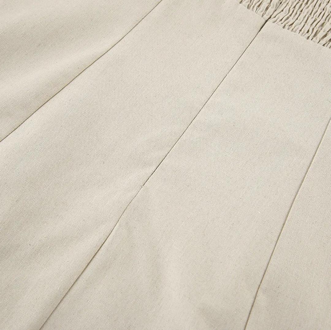Maisie Offshoulder Holiday Tube Dress In Beige - Image 9
