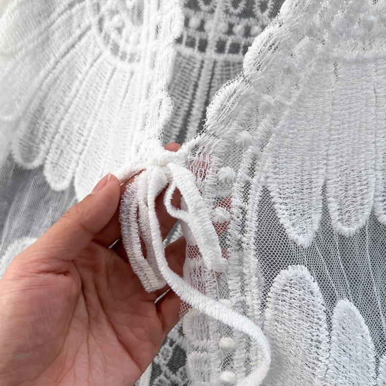 Makenna Mesh Detail Cape - Image 4
