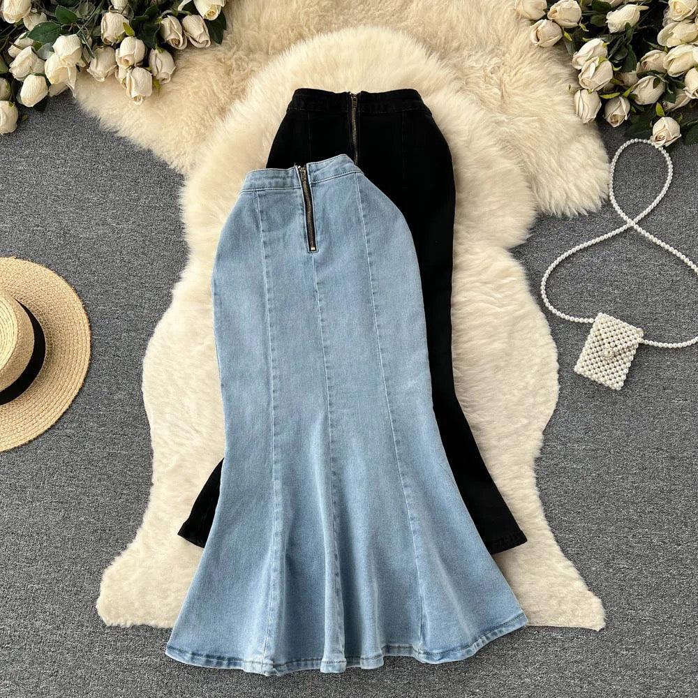 Malibu Maxi Statement Skirt In Black - Image 8