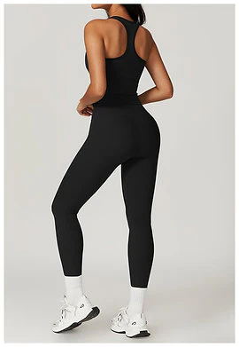 Margo Premium Activewear Set In Black - Image 2