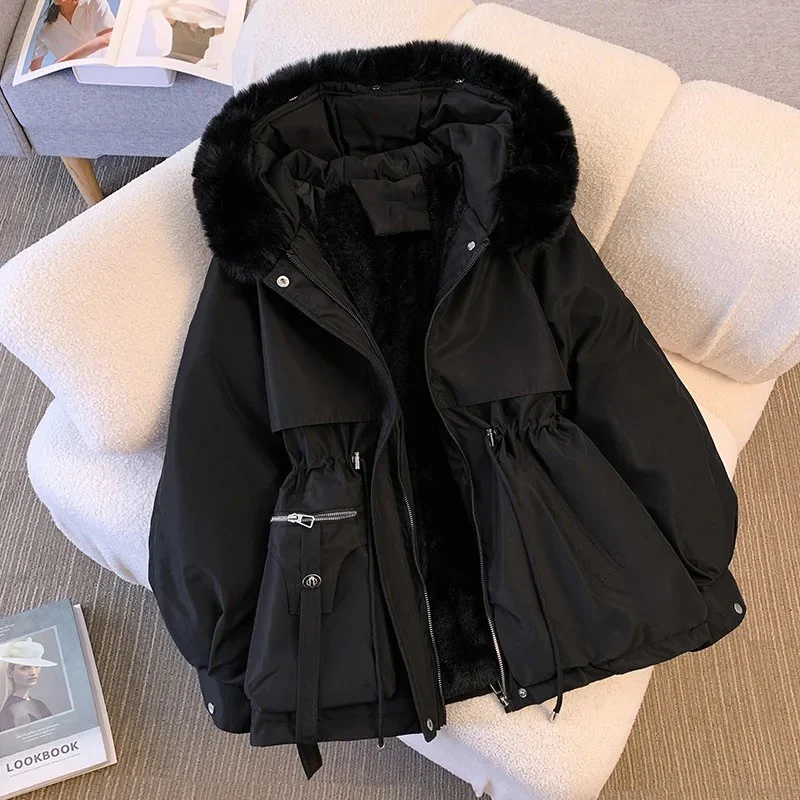 Margot Warm Fleece Lined Parka Jacket - Image 6