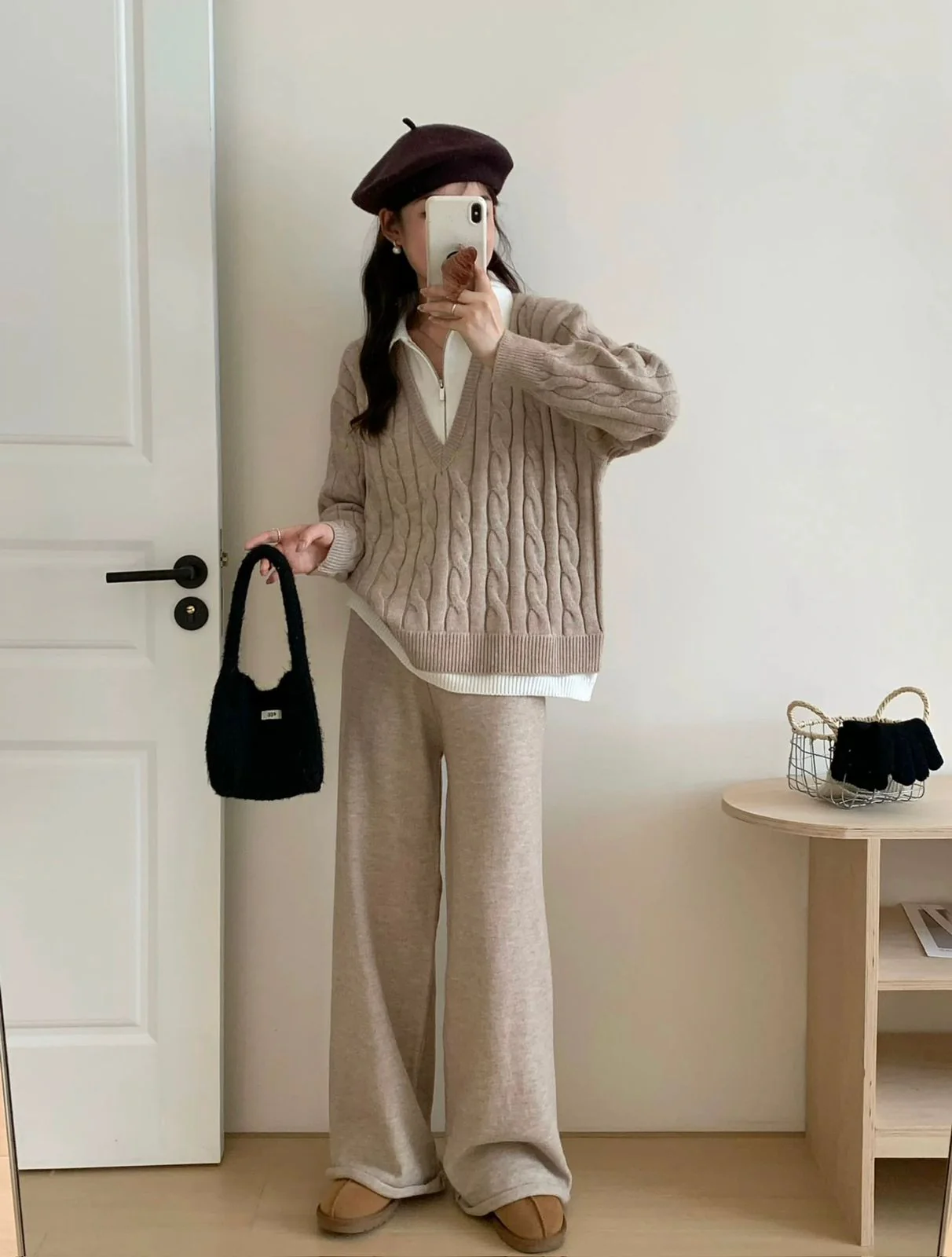 Maria Premium Woolen Coord Set - Tracksuit - Image 11