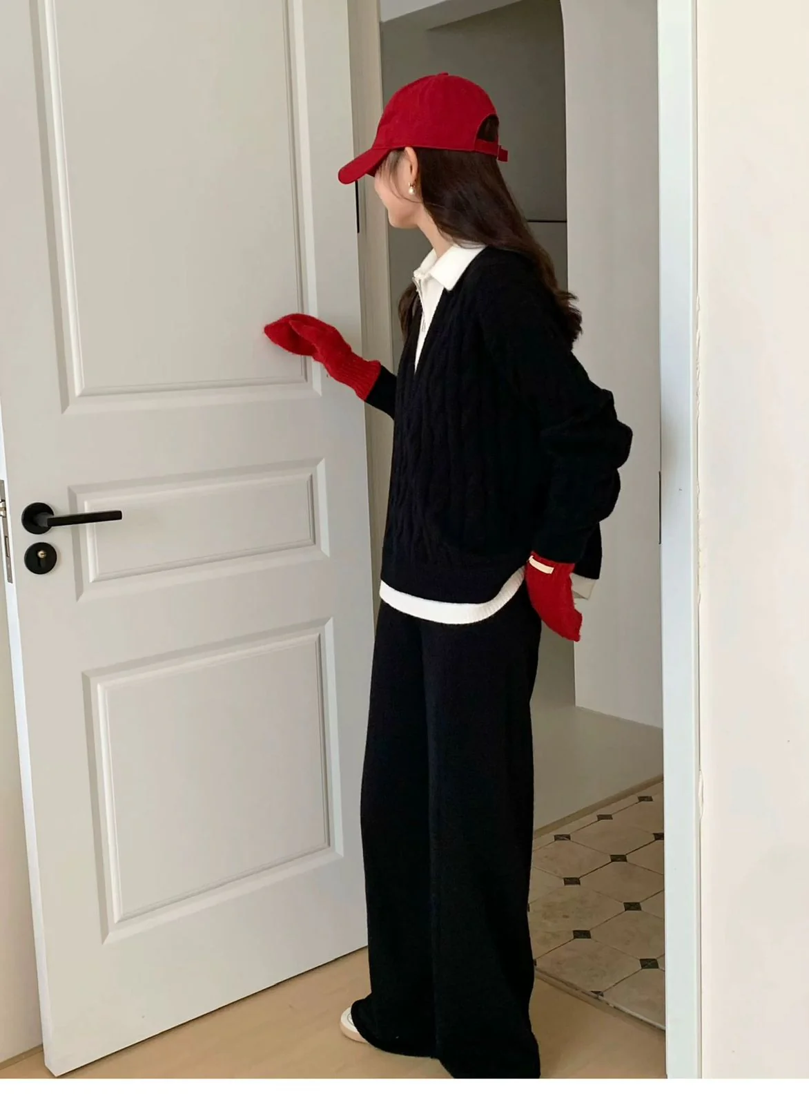 Maria Premium Woolen Coord Set - Tracksuit - Image 13