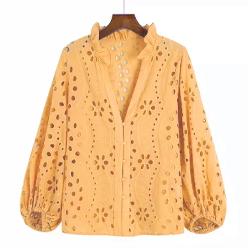 Marianna Premium Eyelet Blouse - Image 9
