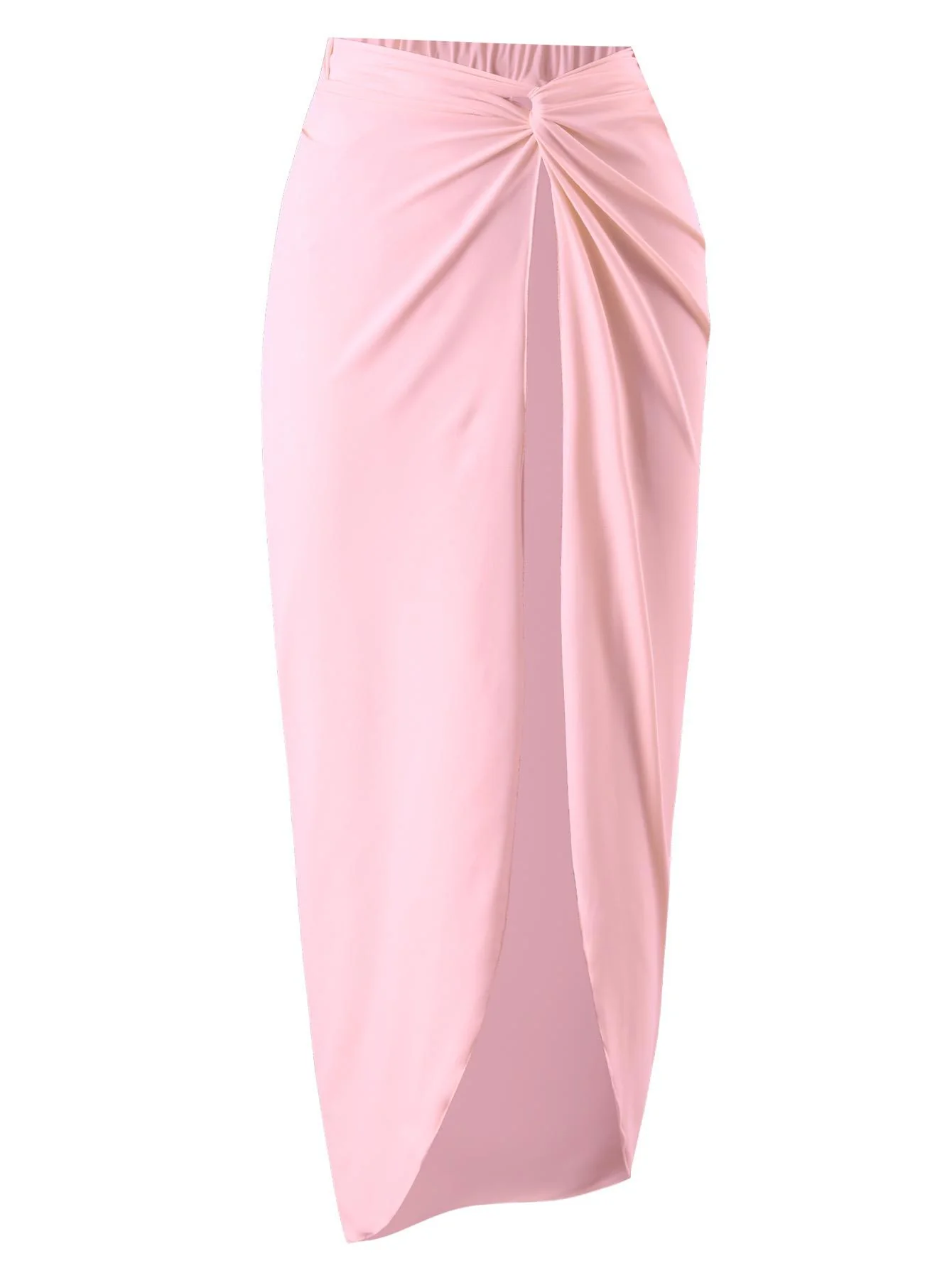 Marie Luxe Swimsuit With Skirt In Pink - Image 7