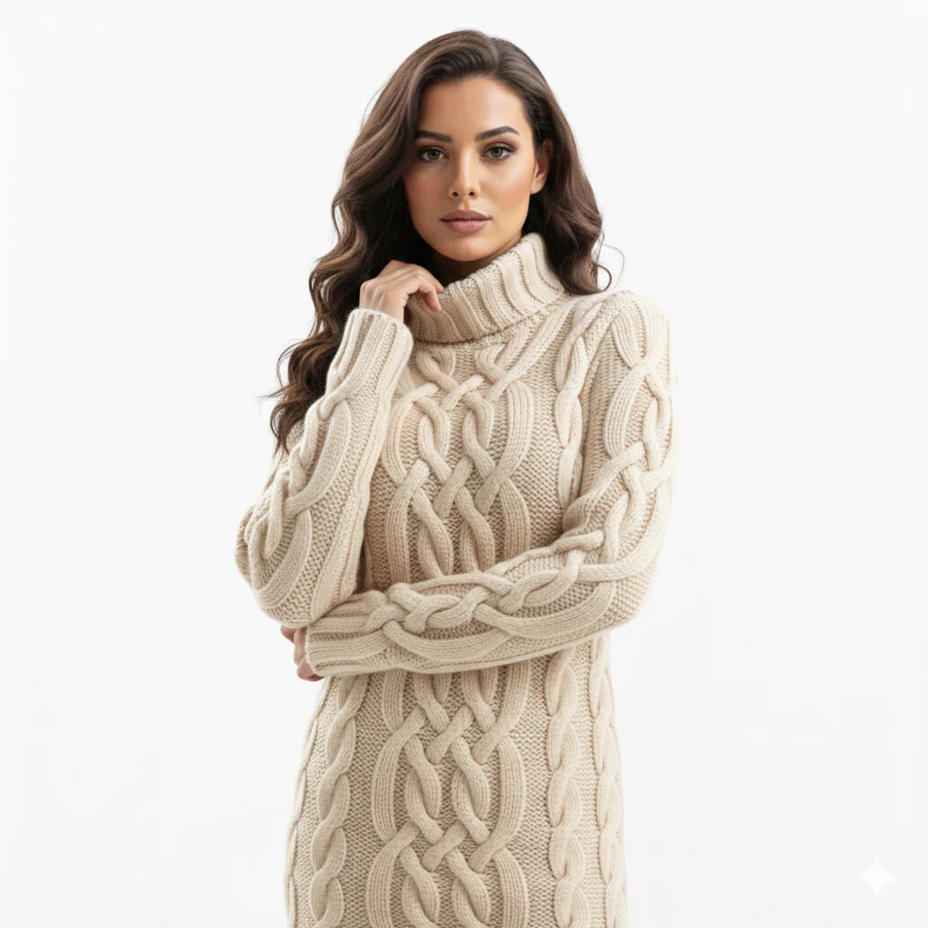 Marion Mini Knitted Dress - Image 3