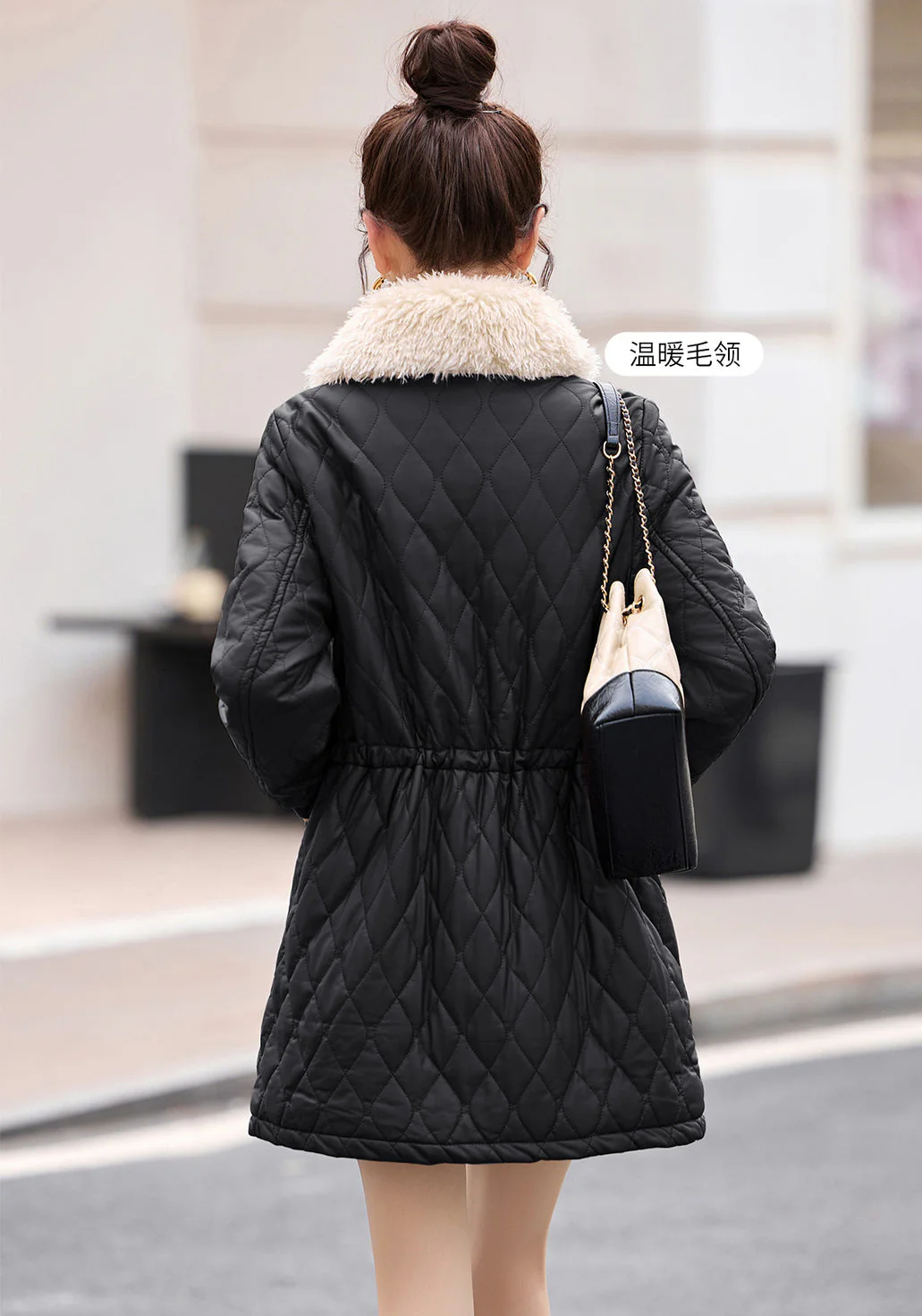 Marquesa Fur Woolen Jacket - Image 6