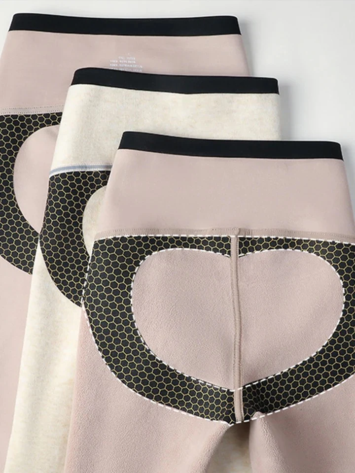 Martha Slimming Premium Fleece Leggings with Buttons - Image 10