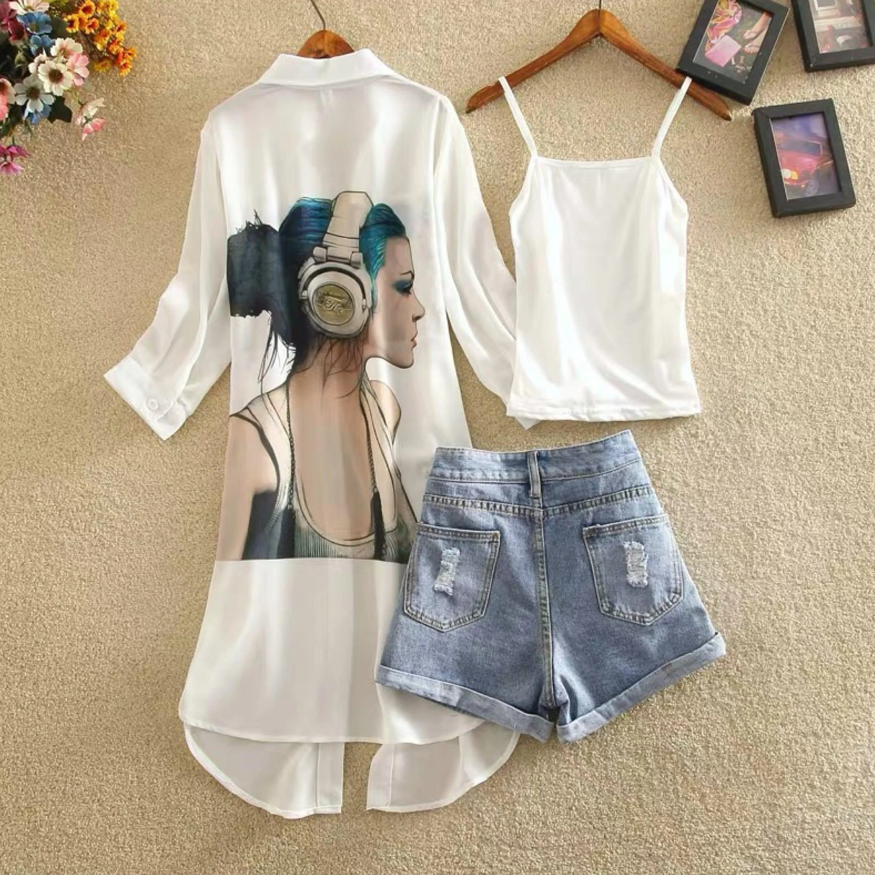 Mathea 3 Piece Set in White - Image 5