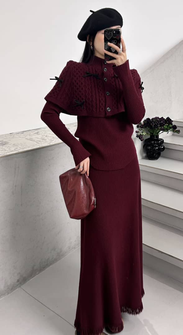 Mayles Luxe Winter 3 Pc Coord Set - Image 2
