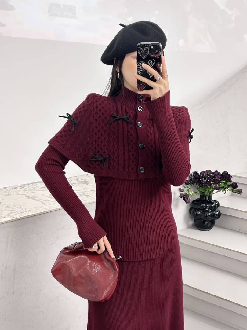 Mayles Luxe Winter 3 Pc Coord Set - Image 5
