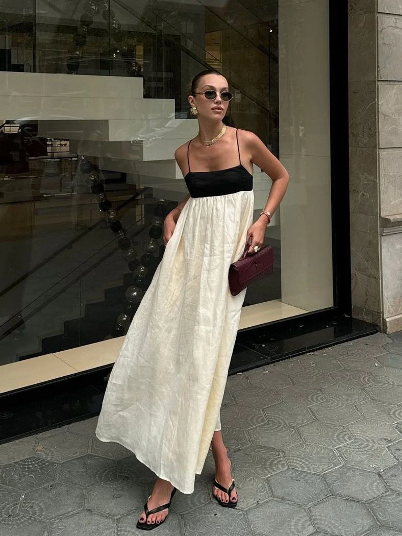 Milla Summer Holiday Midi Dress In Ivory - Image 2