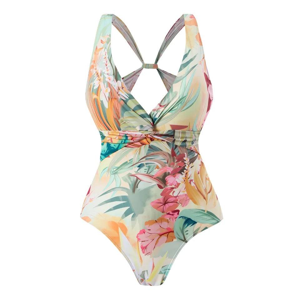 Milly Bikini with Sarong In Multicolor - Image 4