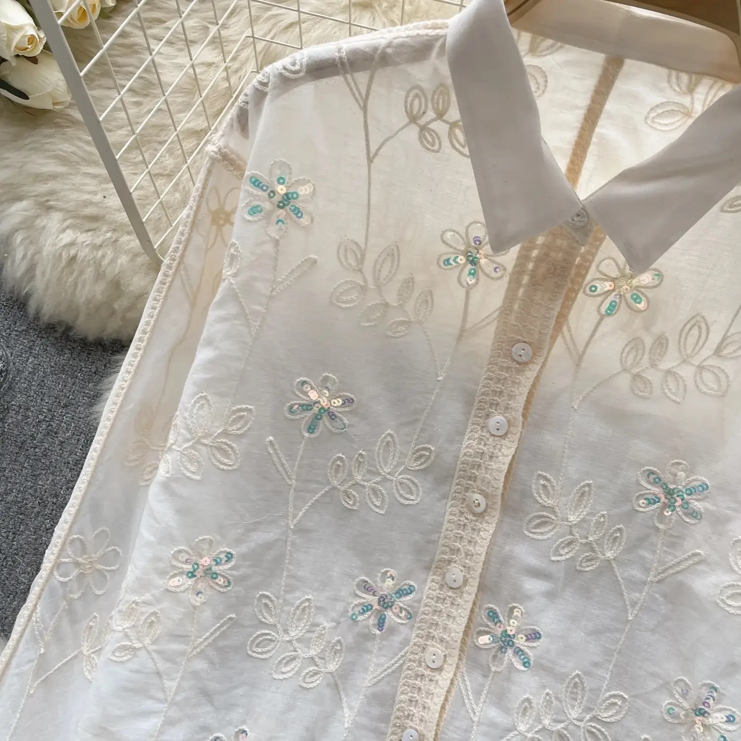 Milo Embroidered Cotton Shirt - Image 4