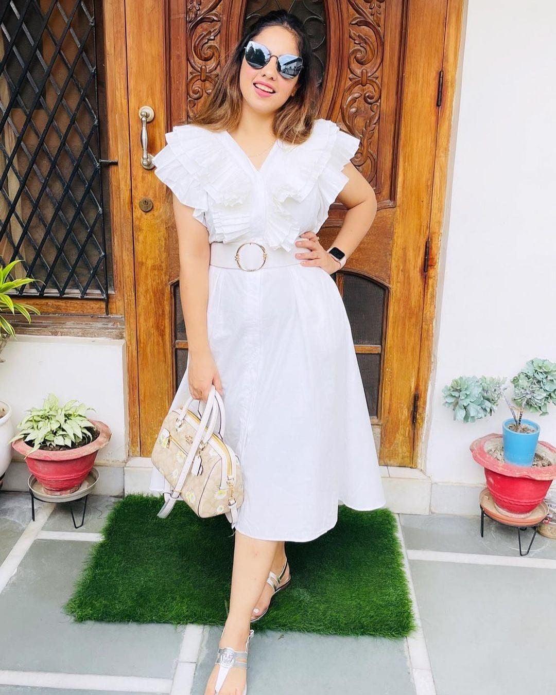 Mimi Ruffled Cotton Dress - Image 6