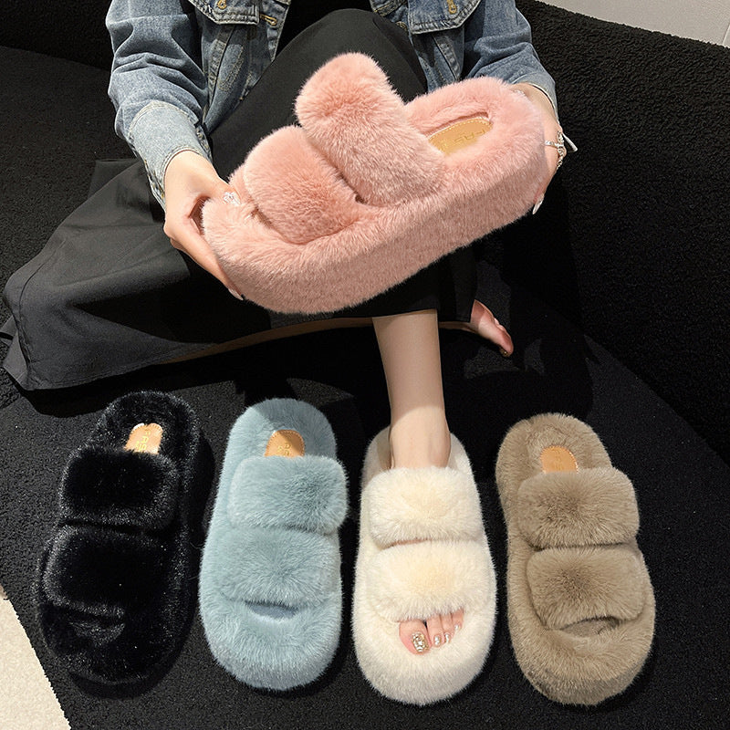 Mindy Cute Fur Slipper - Image 2