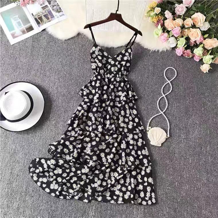 Morocco Floral Dress with Cape - Image 3
